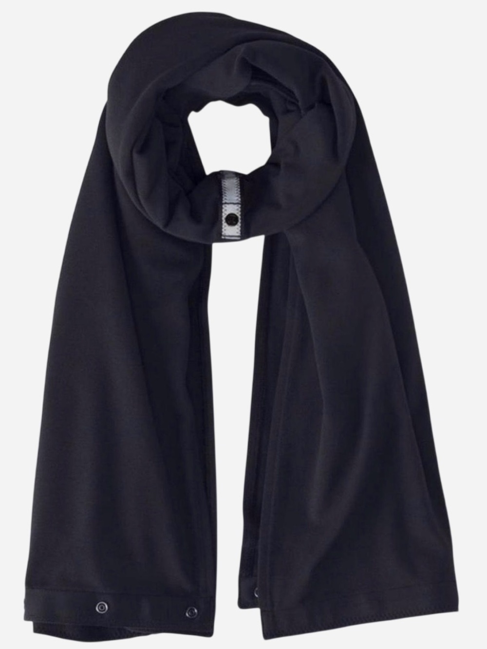 Lululemon Vinyasa Black Women's Scarf with Snap Detail